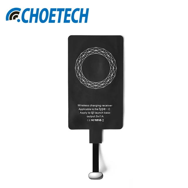 Best Offers CHOETECH Type C Wireless Charging Receiver USB-C Qi Wireless Charger Receiver For LG V20/HTC 10 And More Qi-enabled Phones