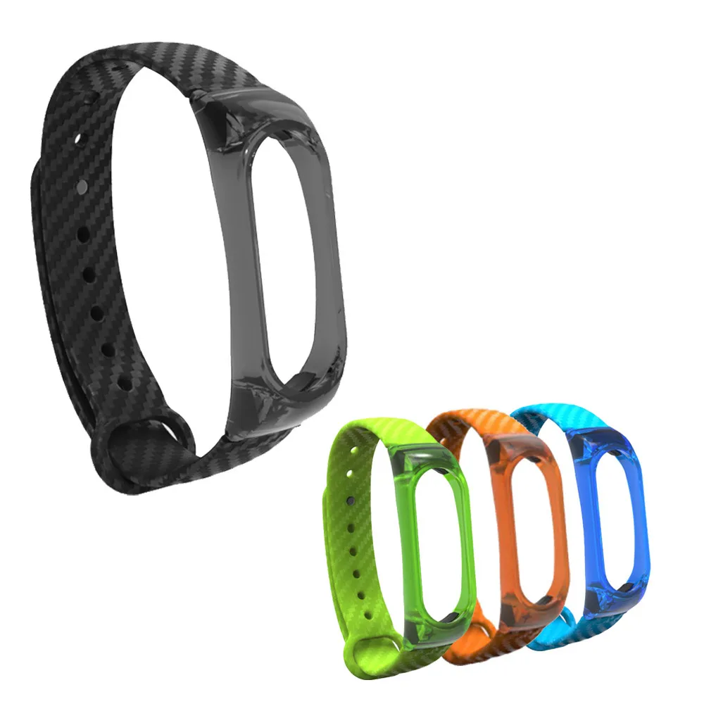 

Replacement Strap For Xiaomi Mi Band 2 Clear Crystal shell TPE Wristband Sport Style Fitness Bracelet For Smart smartband