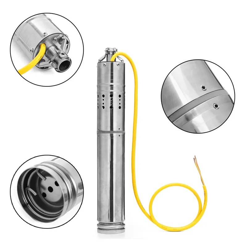 

DC12V/18V 180W Max Head 40m Solar Powered Pump Submersible Bore Hole Deep Well Pump For Farm Fishpond And Ranch