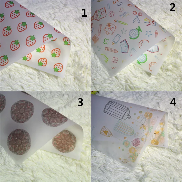 Buy Free Shipping Glassine Wax Printed Paper Gift Wrap Paper Handmade Soap