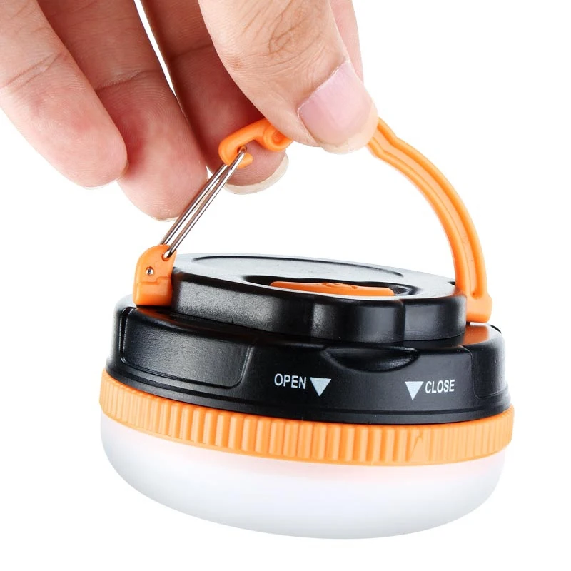 

LED Outdoor Camping Tent Lamp With Hook Built-in Magnet Camping Lights Waterproof Lighting Portable 5 Modes Emergency Lights