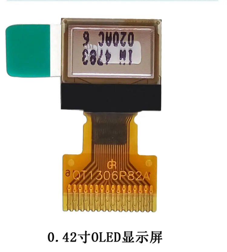 OLED дисплей 0 42 дюйма 70*40 пикселей VG7240TSWBG0 белый цвет IIC I2C SPI порт 16 контактный