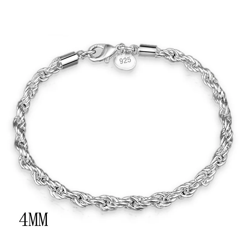 2021 Hot Silver Color Jewelry Beads Bangles Paracord Snake Chain Bracciali Femme Pulseras Mujer Orologio Uomo Bijoux Jewelry