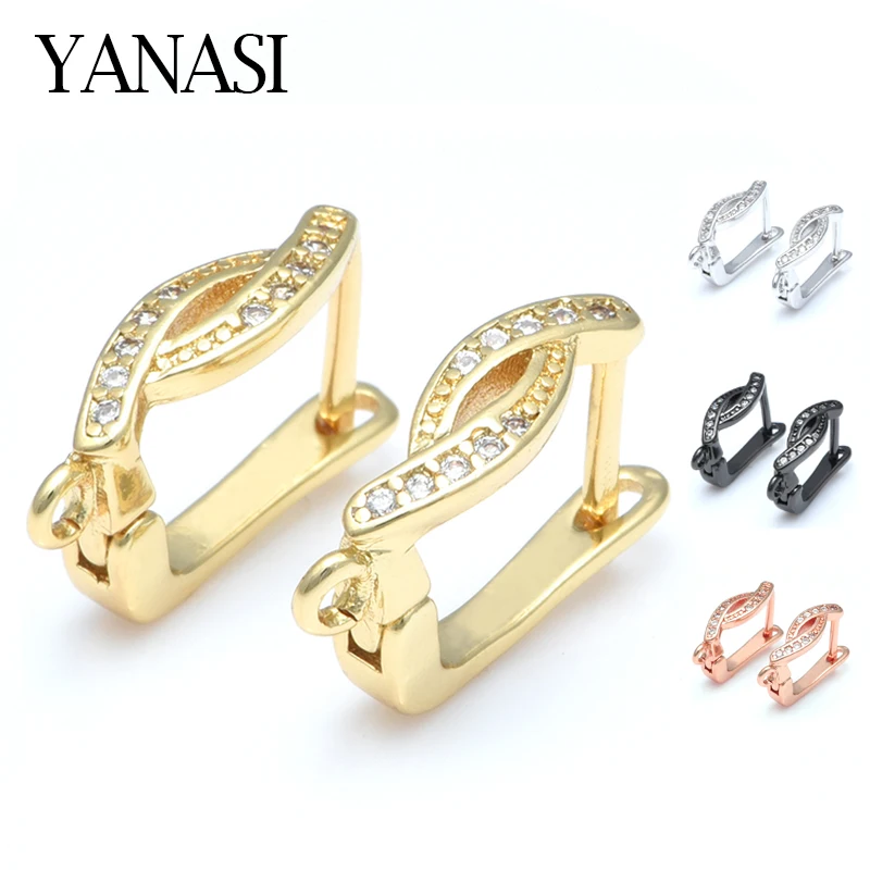 

Handmade Earring Hooks Gold/Silver/Rose Gold Earrings Material Accessories For Jewelry Making Women DIY Making Dangle Earring