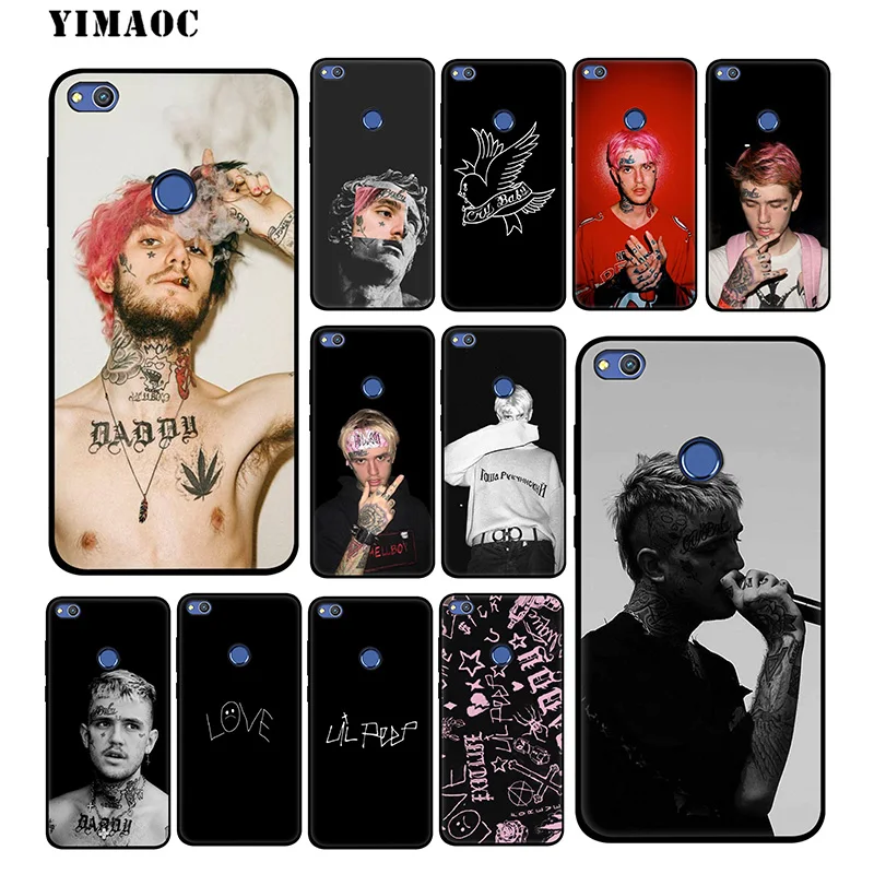 Мягкий чехол YIMAOC Lil Peep для huawei mate 20 10 P30 P20 Pro P10 P9 P Smart Z 2019 и Nova 3 3i Lite |
