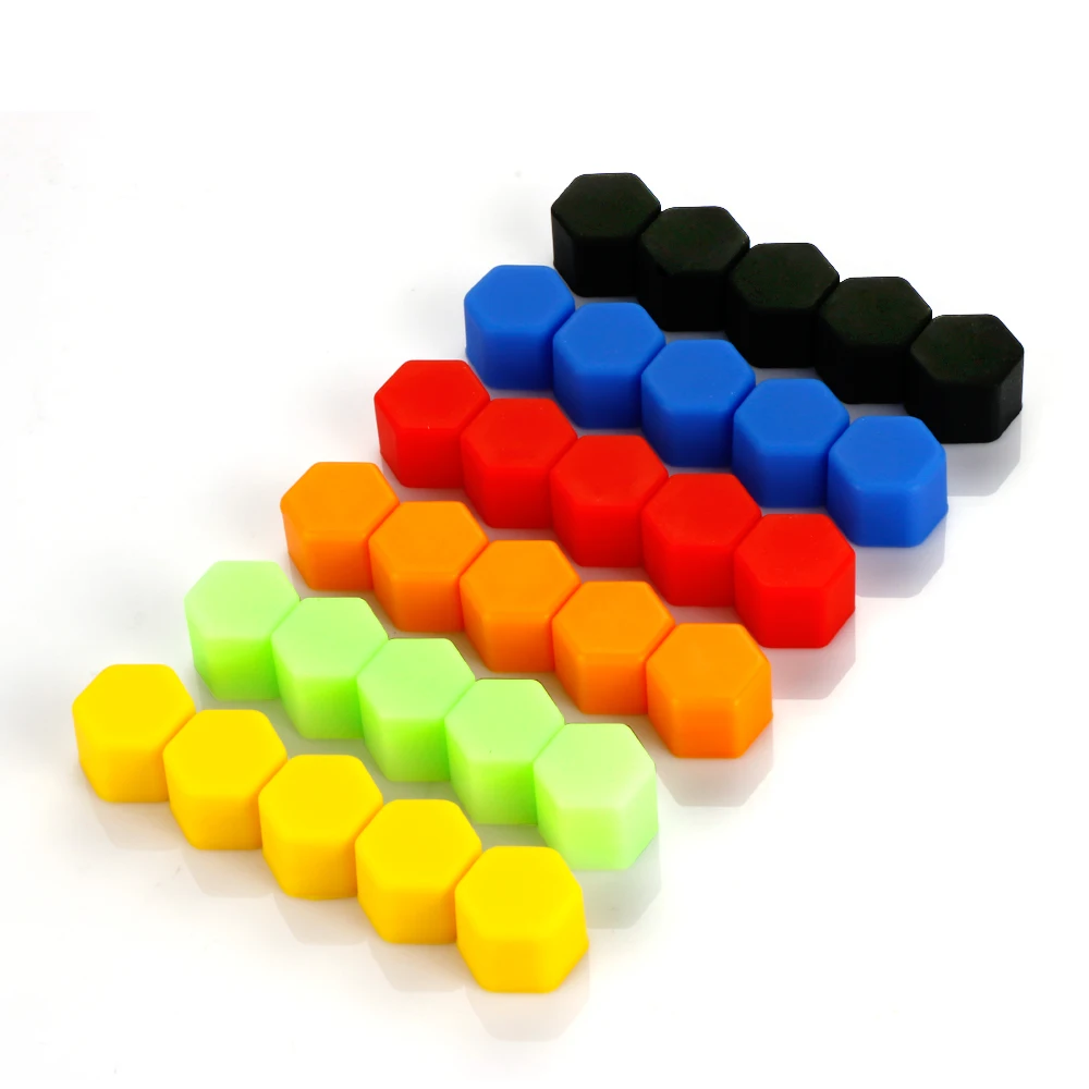 Buy 20Pcs 17/19/21mm Silicone Hexagonal Socket Car