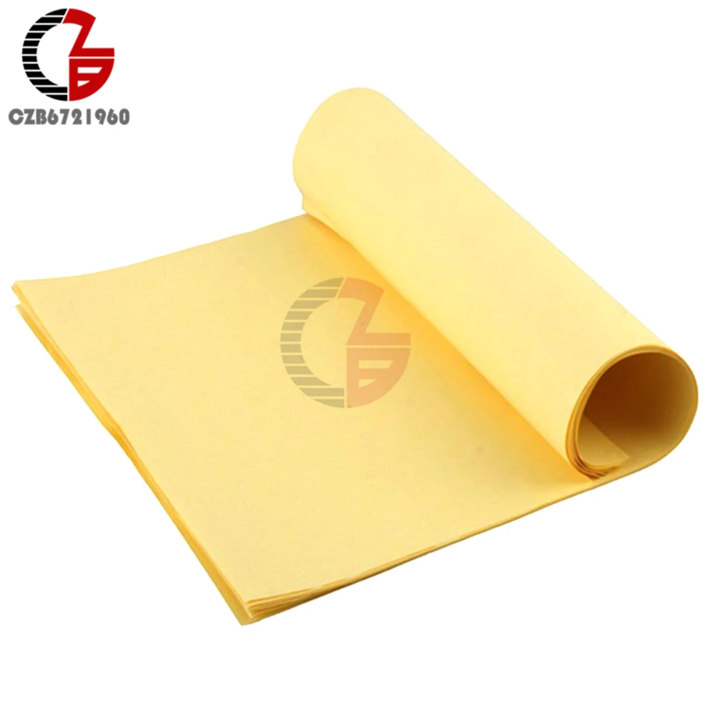 10PCS A4 Toner Heat Transfer Paper Yellow DIY PCB Electronic Prototype Mark for Laser Printer