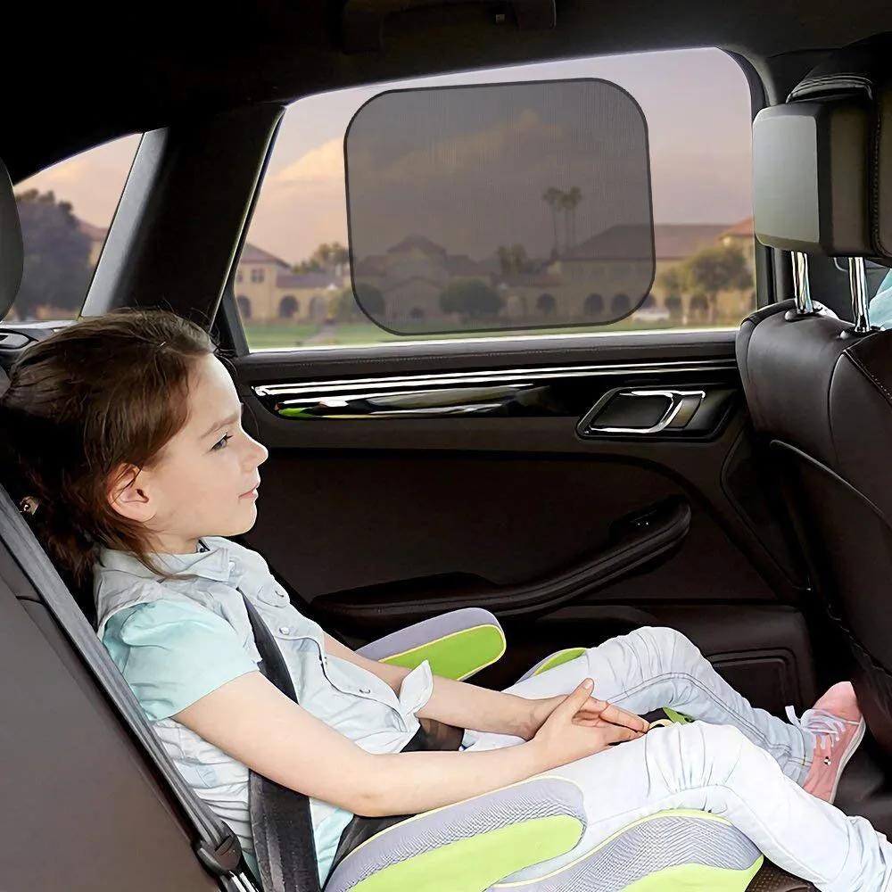 

Car Sun Shade 2PCS Chic Mesh Car Side Window Shade Cling Sunshades Sun Shade Cover Visor Shiel Auto Curtain Sunshade Car