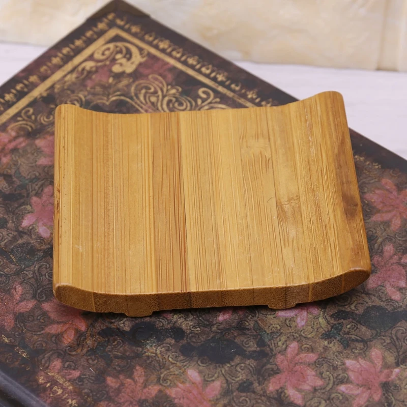 1 шт., держатель для мыла из натурального бамбука, тарелка для ванной комнаты, подставка для хранения