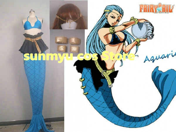 Fairytail Aquarius Cosplay Costume Size Customizable Halloween Wholesale Game Costumes Aliexpress