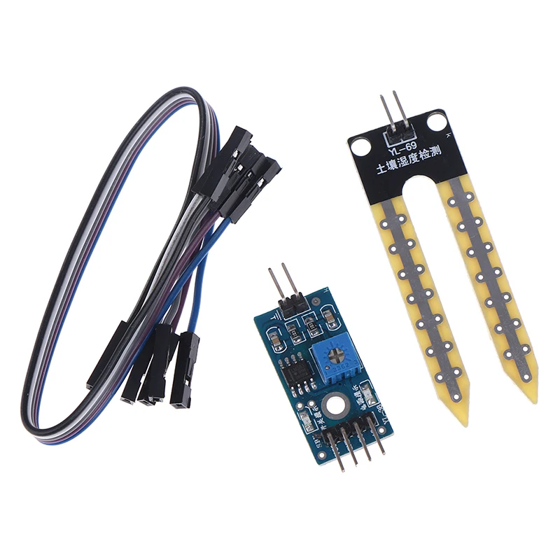 

Board DIY Kit for Arduino with Detector Dupont CableHumidity Detection Module Ground Moisture Water Sensor Soil Hygrometer