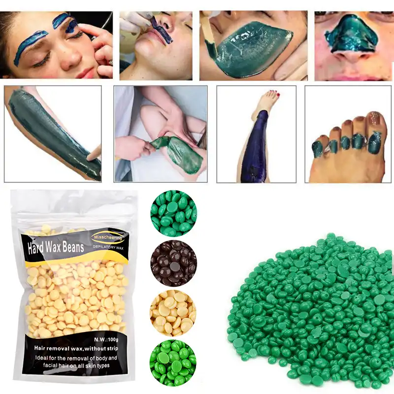 100g Depilatory Hard Wax Brazilian Granules Film Wax Bead Hair