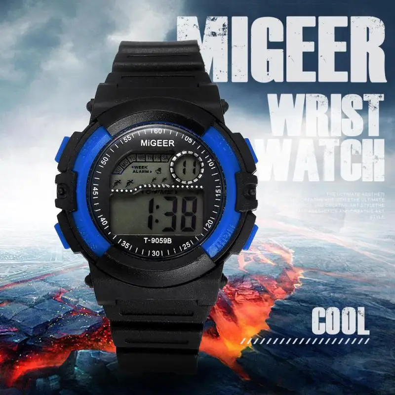 

Top Brand Men Smartwatch Waterproof Date LED Digital Sport Military Analog Mens Military Multifunctional Wrist electronic watch