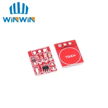 10 шт. TTP223 сенсорная кнопка модуль конденсатора типа одноканальный самоблокирующийся сенсорный переключатель датчика