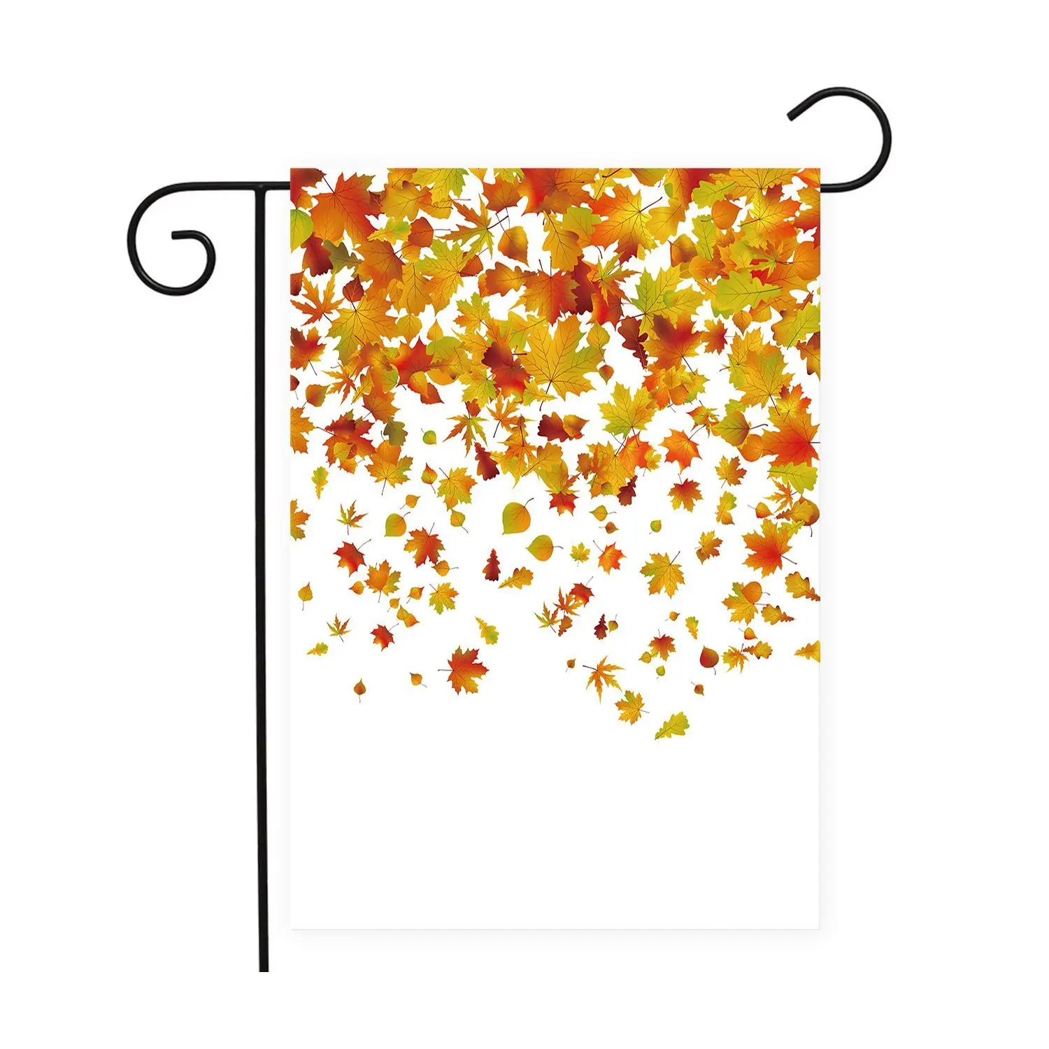 Maple Leaves Fall Garden Flags House Decor Mini Yard Banner,100