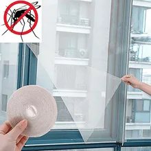 DIY Self-adhesive Window Screen Netting Mesh Curtain Insect Screen Window Netting Kit Fly Bug Wasp Mosquito Curtain Mesh Net insect mosquito self adhesive window mesh door curtain
