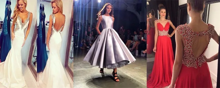 Top Quality Royal Blue Sheer Lace Appliques Long Prom Dresses 2019 Half Sleeve Backless Floor Length Party Dress Vestido De Gala satin prom dress