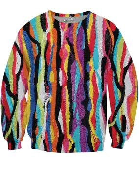 

That Sweater Doe Crewneck Sweatshirt Hoodies Harajuku Streetwear Long Sleeve Fashion Stripe Tops 5XL