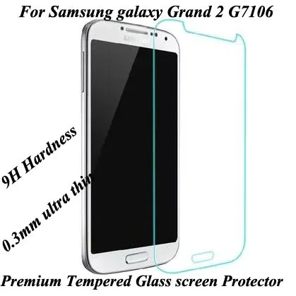 Для samsung galaxy grand 2 g7106 ультра тонкий Премиум Закаленное стекло Защитная пленка для
