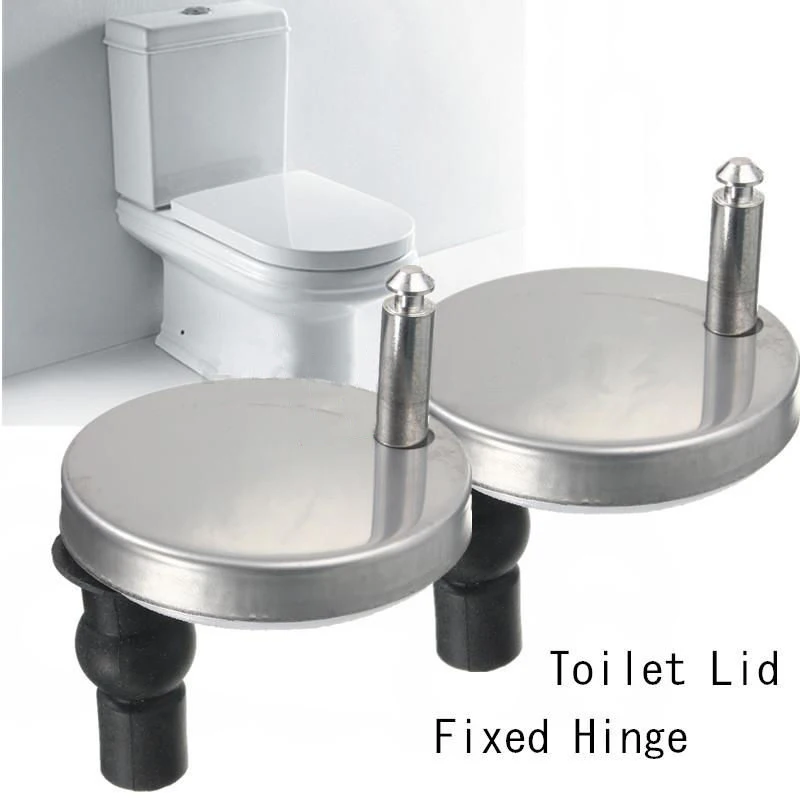 2Pcs Replacement Toilet Seat Hinges Mountings Set Hinge Fittings Screws For Toilet Accessories Toilet Repair Tools