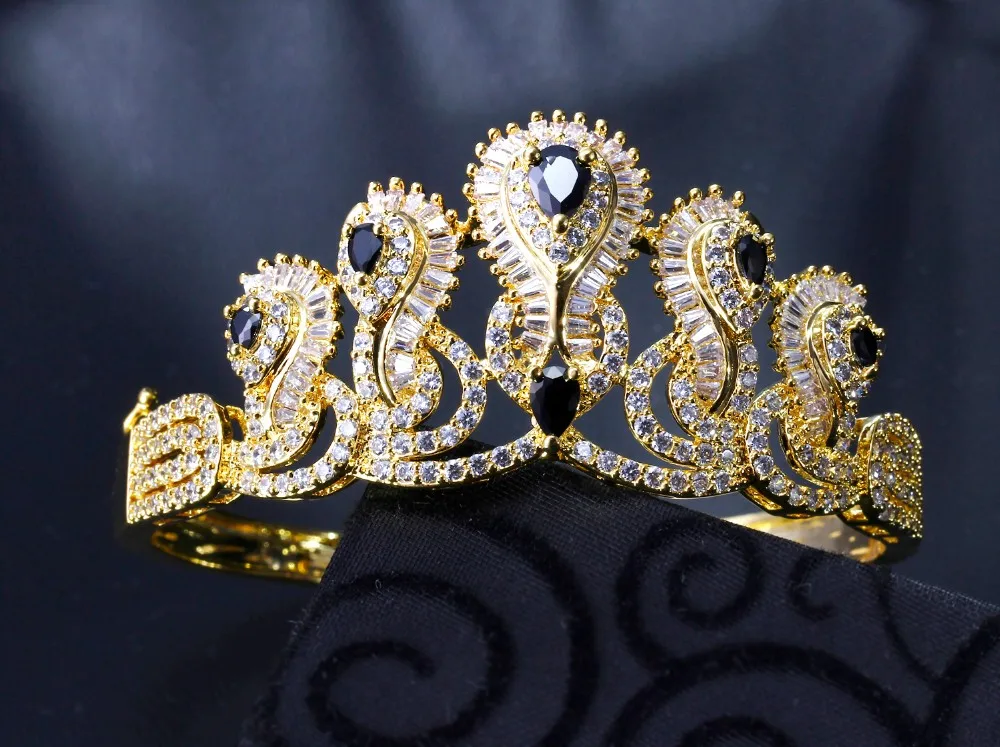 Роскошные женские свадебные комплекты ювелирных изделий с кубическим Цирконом 4 шт наборы(ожерелье+ браслет+ серьги+ кольцо