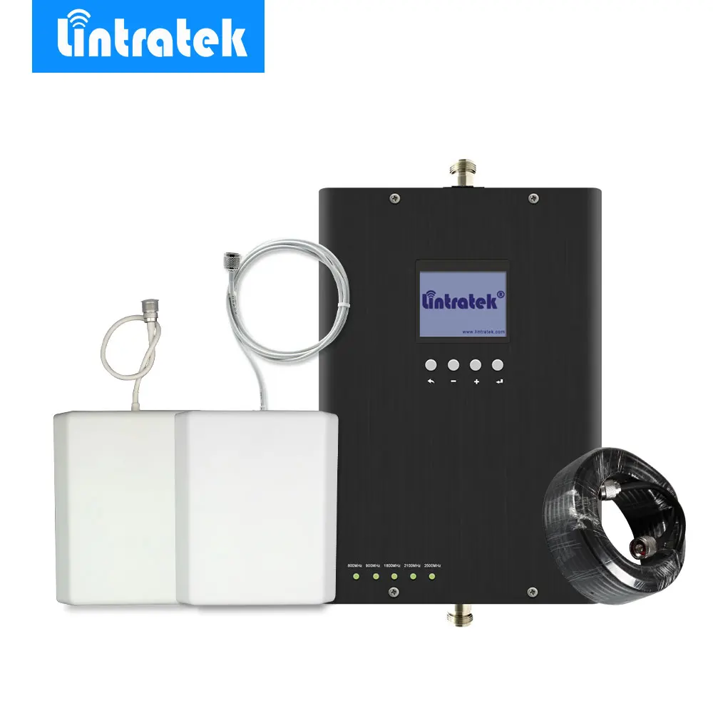 Усилитель сигнала Lintratek 2G 3G 4G для мобильного телефона ретранслятор усилитель E900MHz