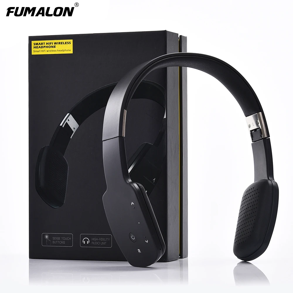

LC9600 Touch Screen Bluetooth Wireless Headphone Sport CSR 4.1 Earphone With Mic Sweatproof Big Headset For Mobile Phone PC