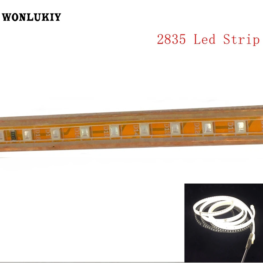 Гибкая Водонепроницаемая светодиодная лента 2835 SMD 120 В переменного тока с