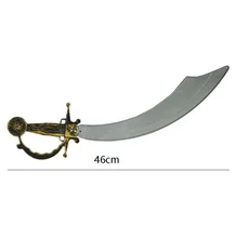 

Halloween Supplies Children's Toys Pirates Machete Swords Caribbean Pirate Knives Halloween Decoration Accessories Craft Props