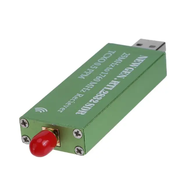 Premium USB Software Defined Ratio Premium USB RTL-SDR w/ 0.5PPM TCXO Metal Case SMA R820T2 RTL2832U