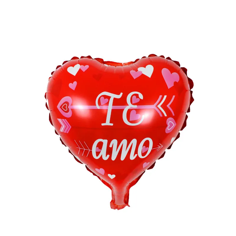 50 100pcs 10inch Spanish Te Amo I Love You Te Quiero Foil Balloons For Wedding Valentine S Day Decorations Air Balloons Supplies Ballons Accessories Aliexpress