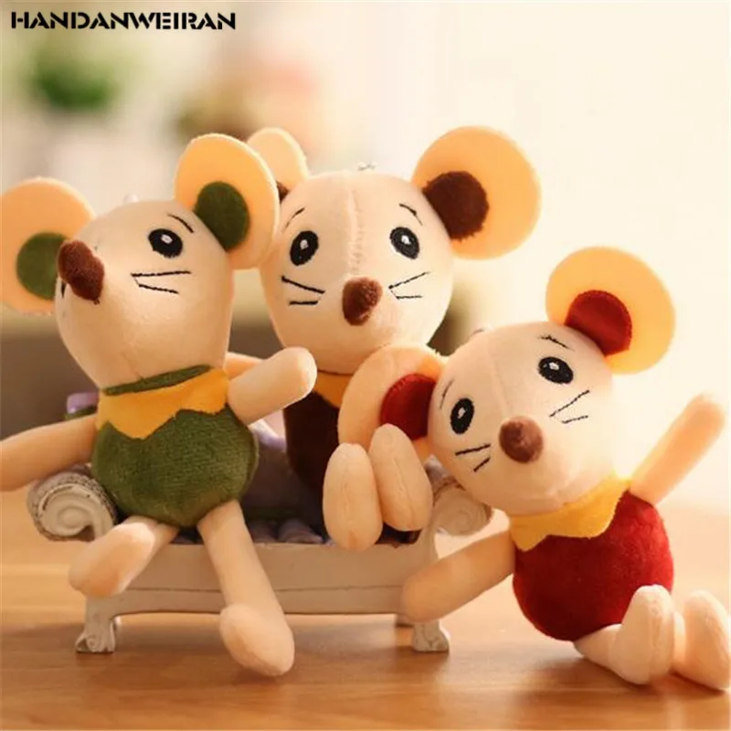 

1PCS Creative Lace Plush Mouse Toys Small Pendant Mini Soft Stuffed Little Mice Toy Kids Playmate Boutique Holiday Gifts 18CM