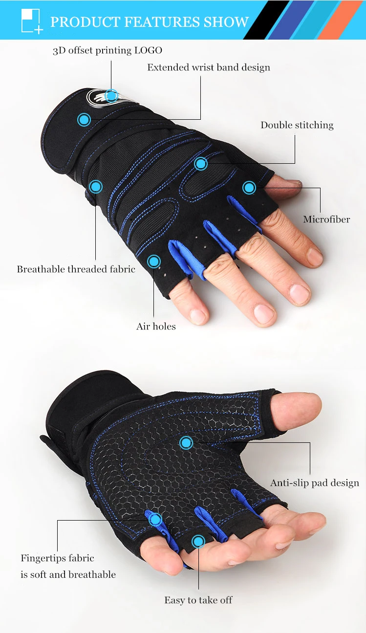 Gym Gloves Heavyweight Sports Exercise Weight Lifting Gloves Body Building Training Sport Fitness Gloves for Fiting Cycling Gym Gloves Heavyweight Sports Exercise Weight Lifting Gloves Body Building Training Sport Fitness Gloves for Fiting Cycling