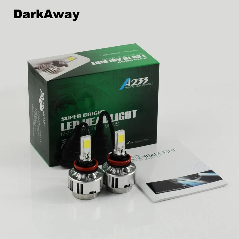 Car LED Headlight A233-H11 -7 DarkAway