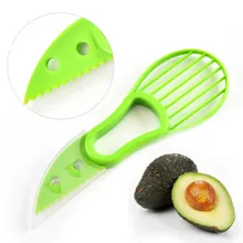 3 в 1 авокадо слайсер Ши корер масла Инструмент для нарезания фруктов сепаратор целлюлозы пластиковый нож овощные кухонные инструменты принадлежность для дома
