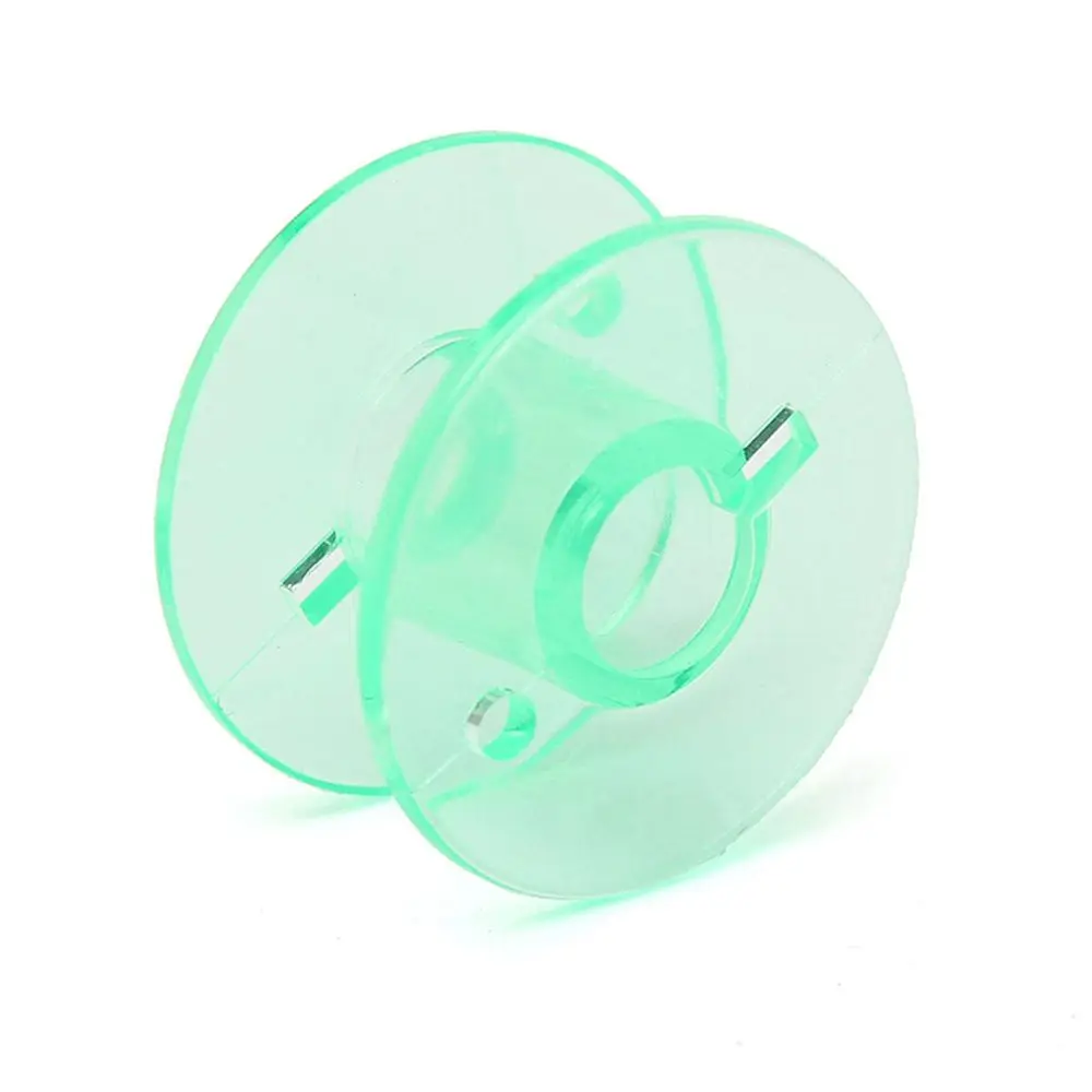 

20PCS Green Plastic Bobbins For Thread String Sewing Machine Spool Tools