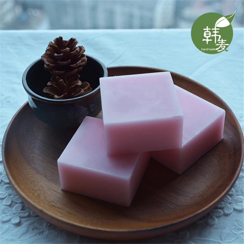 

100% Natural Rose Handmade Essential Oil Soap Face Care Skin Cleaner Oil Control Bath Hair Acne Remove Pimple Whelk Shrink Pore