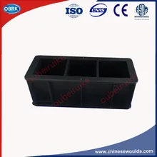 Доры Пластик раствор Тесты формы 70,7 мм Three Gang куб строительных смесей пресс-форм