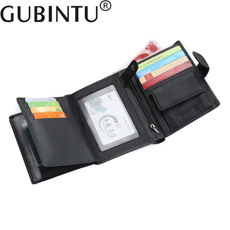 

Luxury Genuine Leather Men Wallet Male Purse Business Card Holder For Money Bag Vallet Walet Cuzdan Kashelek Partmone Billetera
