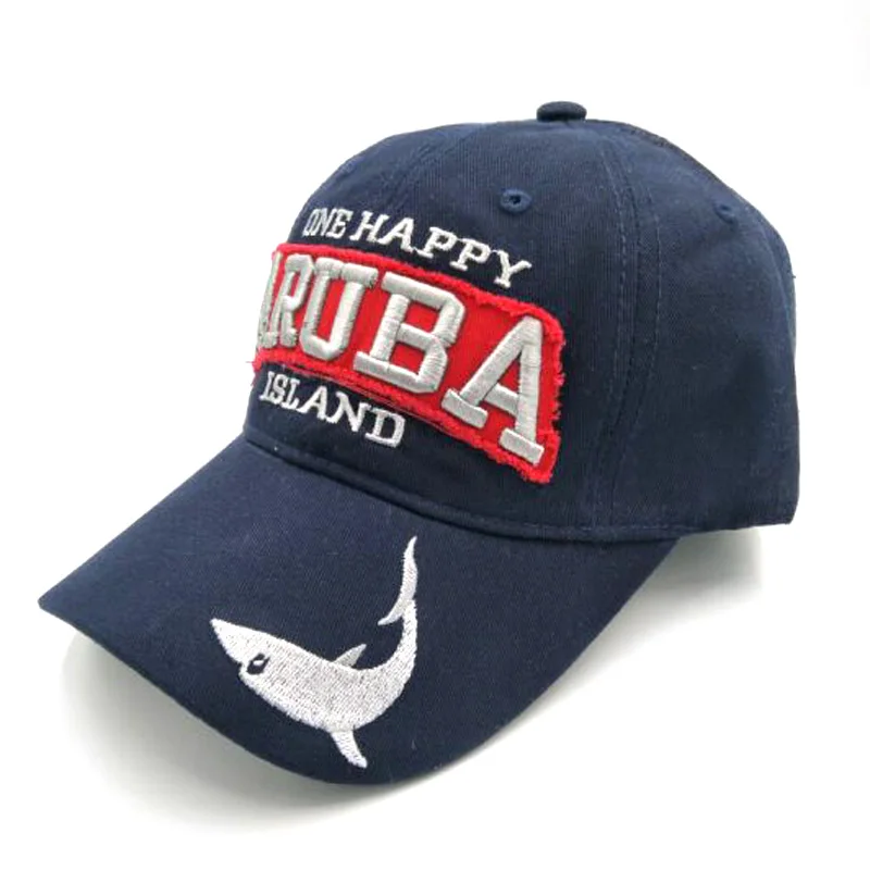 XEONGKVI европейские вышитые буквы Акула бейсболки бренд Snapback весна лето хлопок шапки для мужчин и женщин Casquette - Цвет: Тёмно-синий