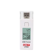 UNI-T UT658 UT658B USB Tester Voltmeter Ammeter Digital LCD Voltage Monitor Current Meter LCD Backlight auto range ammeter digital clamp meter lcd backlight current voltage tester handheld voltmeter ohmmeter voltage meter