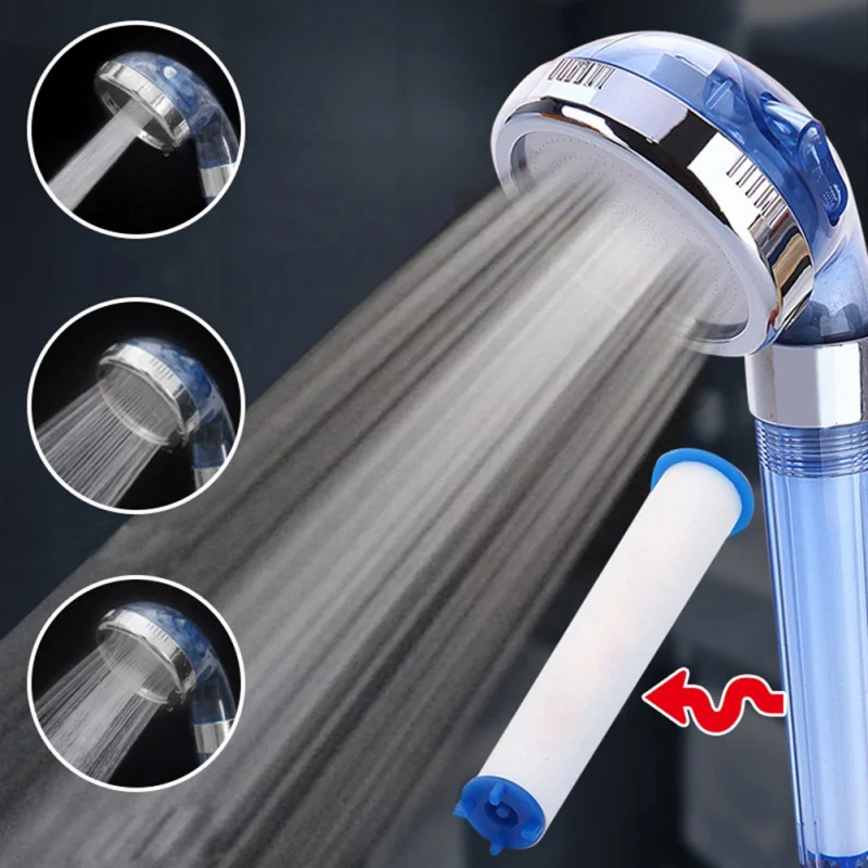 

Household Shower Head Water Purification Filter PP Cotton Three-gear Adjustable Water