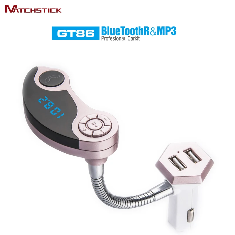 Спичечная палка профессиональный Bluetooth автомобильный комплект hands free и FM