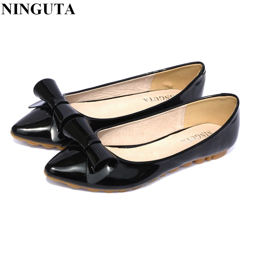 Aliexpress.com : Buy 2016 casual bow Pointed flat shoes women slip on ...