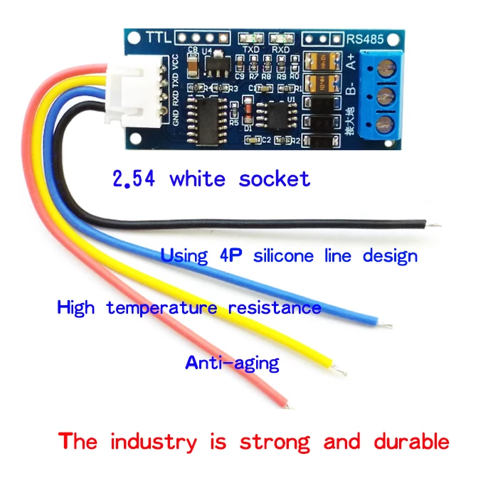 

TTL to RS485 module RS485 interchange TTL signal single chip serial port UART lightning protection hardware automatic flow