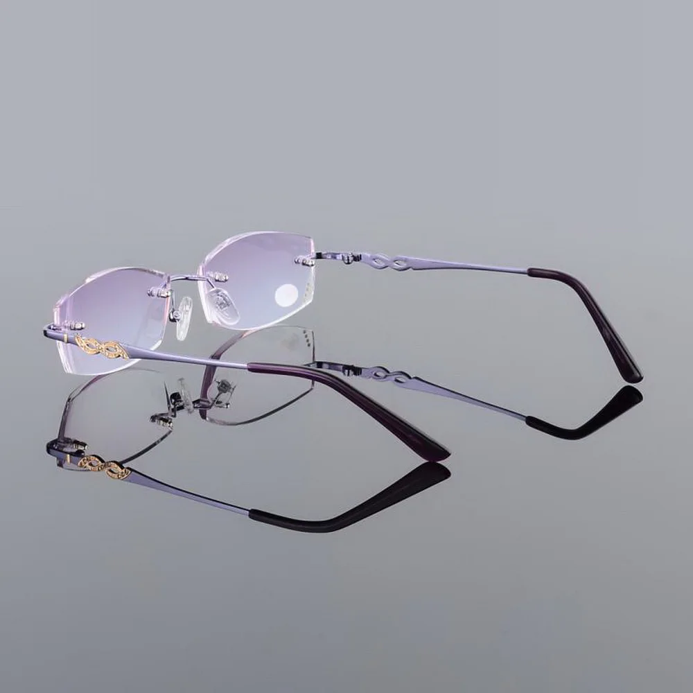Очки для чтения без оправы с бриллиантами + 1 2018 2 5 3 4|rimless reading glasses|designer glassesreading glasses