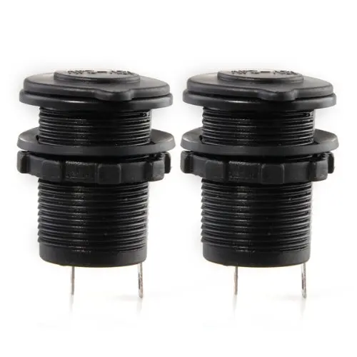 

TOYL 2 x Motorcycle Cigarette Lighter Socket Power Socket Waterproof New