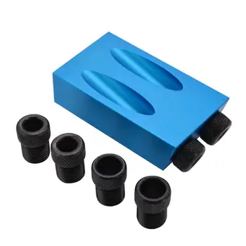 

14 Pcs 15 Degree Wood Guide Locator Kit 6/8/10mm Hole Locator Bit Template Fixture JDH99