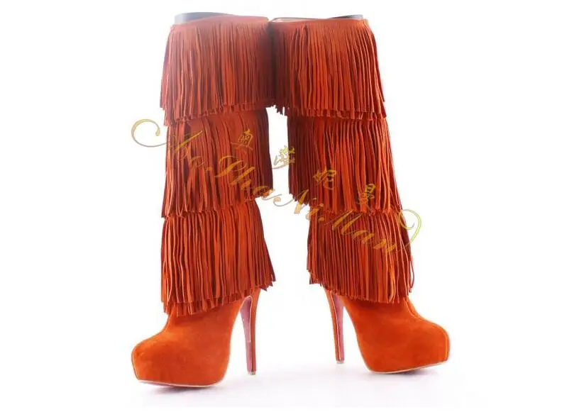 Diseño Botas Super Cuero Mujeres Nuevo Más La Calidad Martin Alta Superior Rojo Marca Parte De Talón Borla Moda Delgada El Auténtico 0xn4EqTwfT