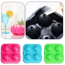 Виски со льдом кубический шар форма для выпечки кирпич круглый бар аксессуары синий/желтый/зеленый/черный